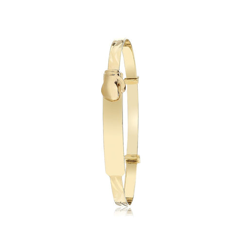 9 Carat (375) Yellow Gold Babies' Boxing Glove Baby Bangle — 3.5g