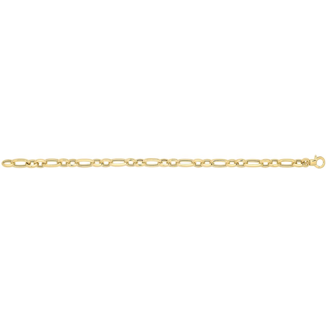 9 Carat (375) Yellow Gold Unisex Hollow Bracelet — 4.7g