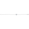 925 Sterling Silver Unisex Heart Bracelet — 1.4g