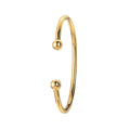 9 Carat (375) Yellow Gold Babies' Torc Bangle — 2.6g