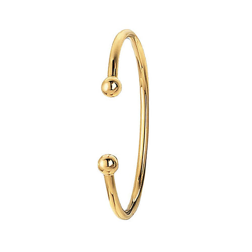 9 Carat (375) Yellow Gold Babies' Torc Bangle — 2.6g