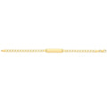 9 Carat (375) Yellow Gold Babies' Curb 6 inches ID Bracelet — 2.9g