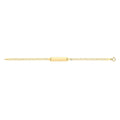 9 Carat (375) Yellow Gold Babies' Curb 6 inches ID Bracelet — 2.3g