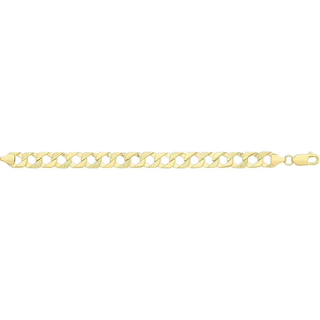 9 Carat (375) Yellow Gold Babies' 5.5 Inches Cast Bracelet — 7.8g