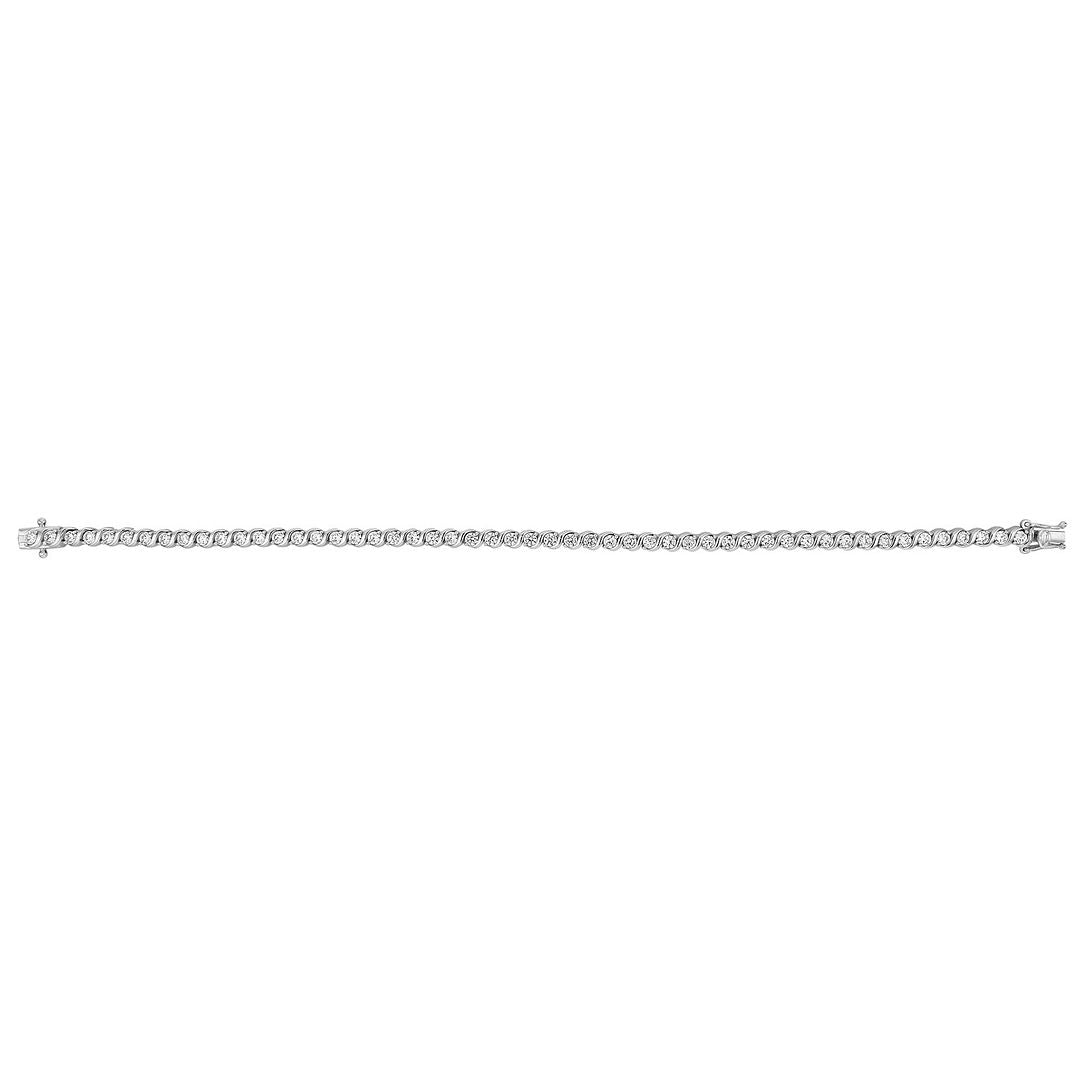 925 Sterling Silver Ladies' Bracelet — 12.2g