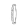 925 Sterling Silver Babies' Oval Hinged Bangle — 12.5g