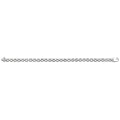 925 Sterling Silver Ladies' Square Link Bracelet — 10.6g