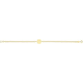 9 Carat (375) Yellow Gold Unisex Round ID Bracelet — 1.1g