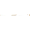 9 Carat (375) Yellow Gold Babies' 6 Inches ID Bracelet — 1.9g