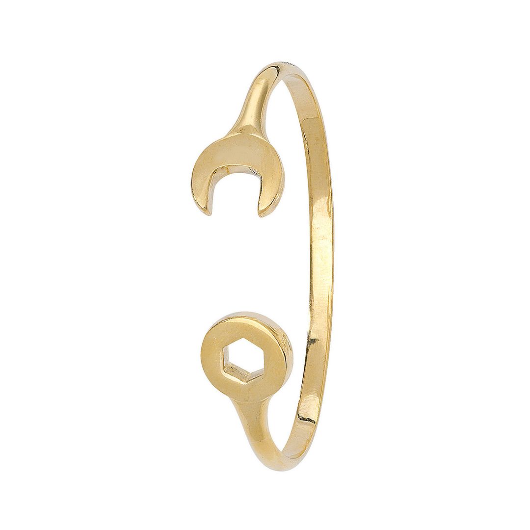 9 Carat (375) Yellow Gold Babies' Spanner Bangle — 5.5g
