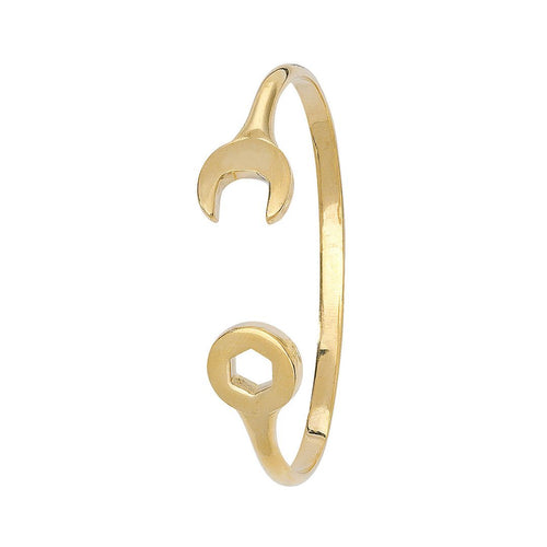 9 Carat (375) Yellow Gold Babies' Spanner Bangle — 5.5g
