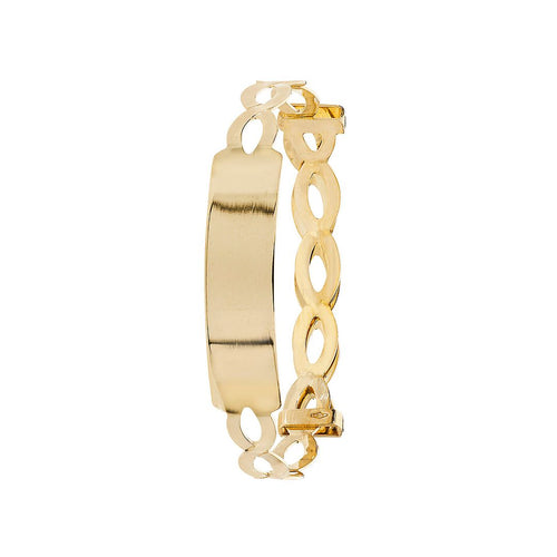 9 Carat (375) Yellow Gold Babies' Expandable ID Bangle — 2.5g