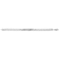 925 Sterling Silver Men's Curb ID Bracelet — 16.0g
