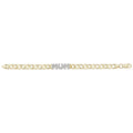 9 Carat (375) Yellow Gold Ladies' 7.5 Inches Mum Bracelet — 8.1g