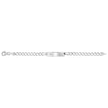 925 Sterling Silver Babies' Curb Set ID Bracelet — 5.5g