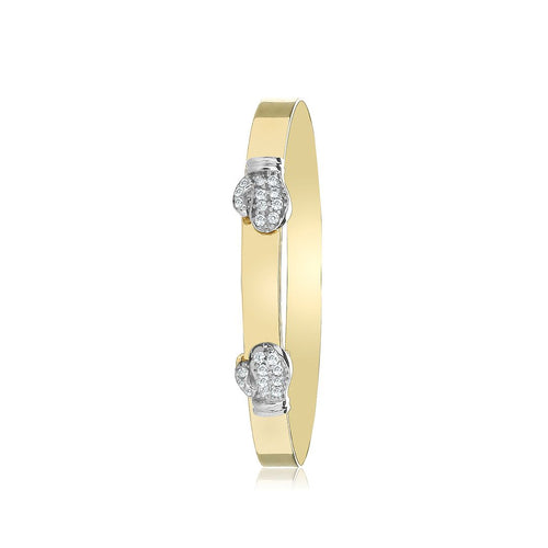9 Carat (375) Yellow Gold Babies' Boxing Glove Baby Bangle — 3.8g