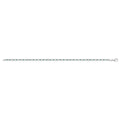 925 Sterling Silver Unisex Green Tennis Bracelet — 3.3g