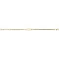 9 Carat (375) Yellow Gold Babies' 5+1 Inches ID Bracelet — 1.4g