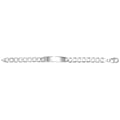 925 Sterling Silver Men's Curb ID Bracelet — 24.6g