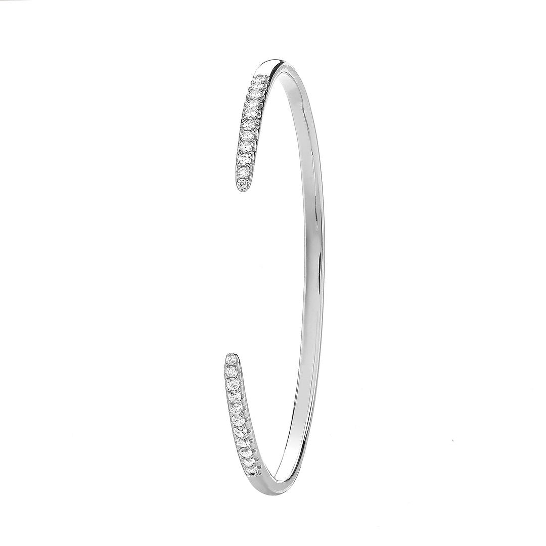925 Sterling Silver Unisex Bangle — 10.6g