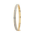 9 Carat (375) Yellow Gold Babies' Hinged Bangle — 2.9g