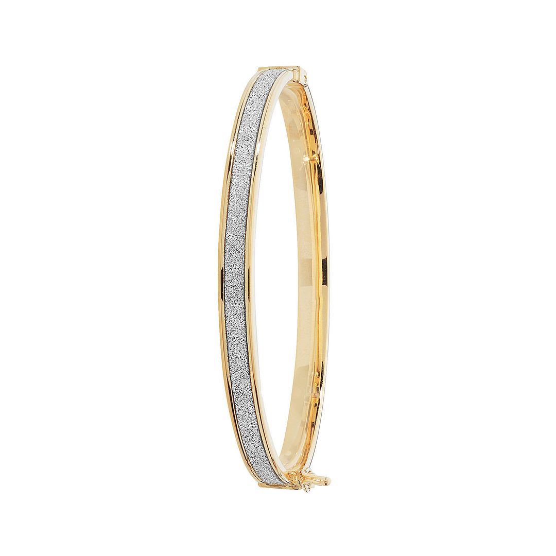 9 Carat (375) Yellow Gold Babies' Hinged Bangle — 2.9g