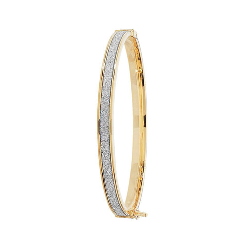 9 Carat (375) Yellow Gold Babies' Hinged Bangle — 2.9g