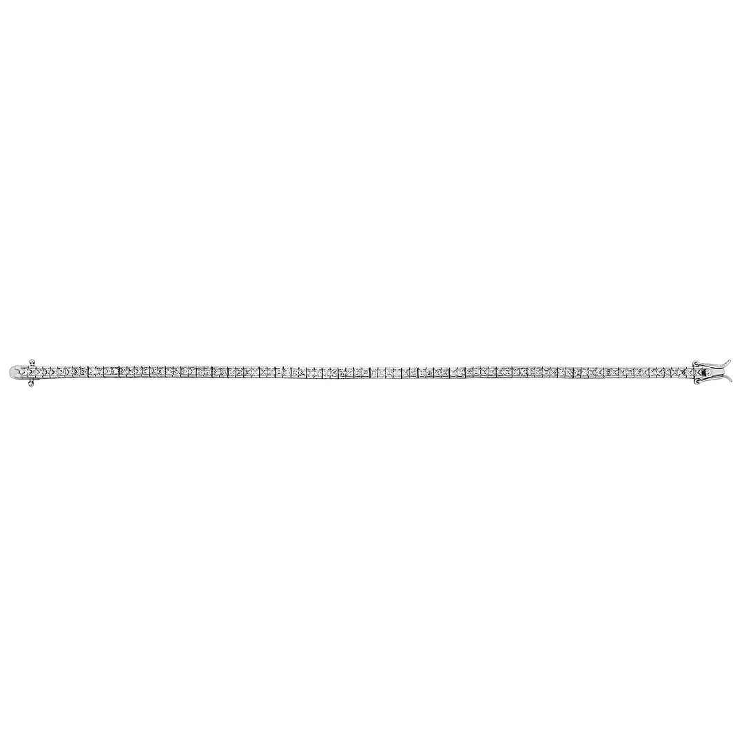 925 Sterling Silver Ladies' Tennis Bracelet — 10.0g