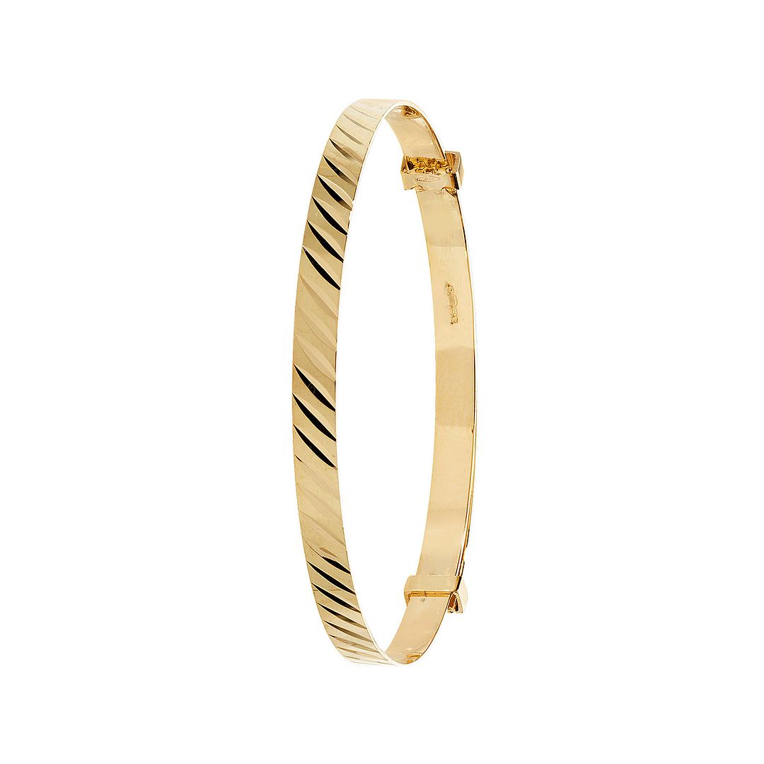 9 Carat (375) Yellow Gold Babies' Expandable 3mm Bangle — 2.0g