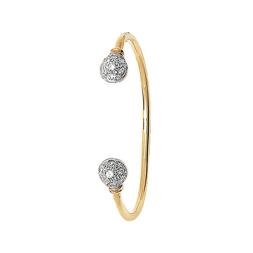9 Carat (375) Yellow Gold Babies' Torc Bangle — 5.5g
