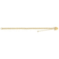 9 Carat (375) Yellow Gold Ladies' 7.5 Inches Charm Bracelet — 9.2g
