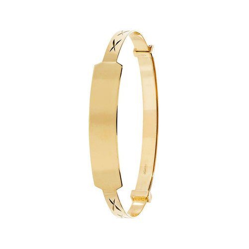 9 Carat (375) Yellow Gold Babies' Expandable 3mm ID Bangle — 2.2g