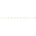 9 Carat (375) Yellow Gold Unisex Station Bracelet — 1.4g