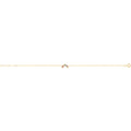 9 Carat (375) Yellow Gold Unisex Rainbow Chain Bracelet — 0.6g