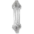 925 Sterling Silver Ladies' Spanner Bangle — 24.4g