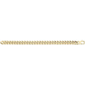 9 Carat (375) Yellow Gold Unisex Hollow Curb Bracelet — 13.0g