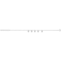 925 Sterling Silver Ladies' Fine Bracelet — 2.2g