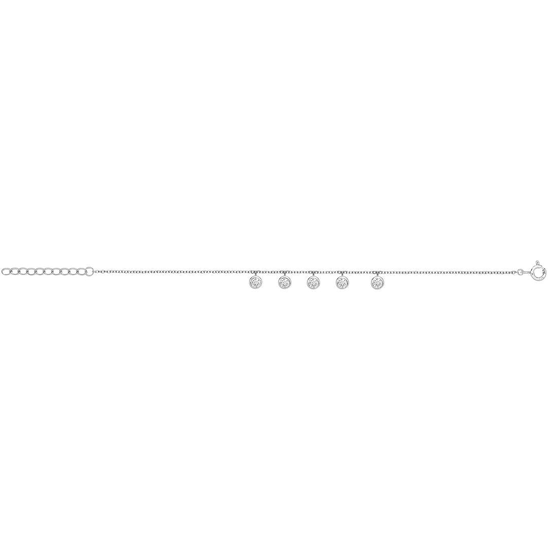 925 Sterling Silver Ladies' Fine Bracelet — 2.2g