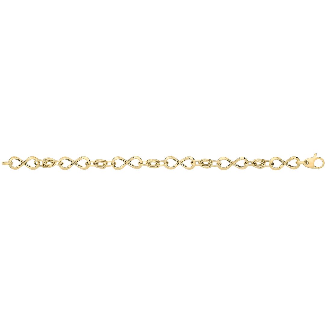 9 Carat (375) Yellow Gold Unisex Hollow Bracelet — 4.0g