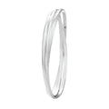 925 Sterling Silver Ladies' Russian Bangle — 18.7g