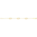 9 Carat (375) Yellow Gold Unisex Hexagon Bracelet — 1.7g