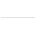 925 Sterling Silver Unisex White Tennis Bracelet — 3.4g
