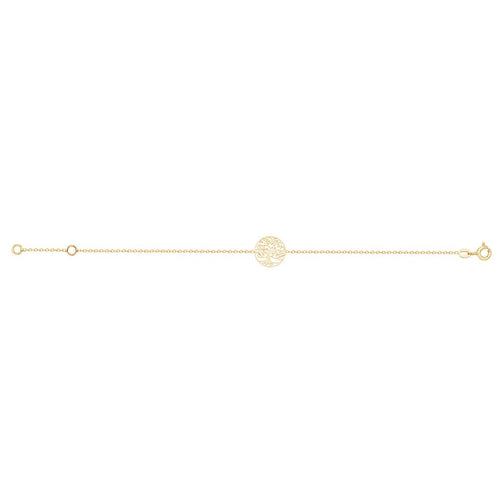 9 Carat (375) Yellow Gold Babies' Tree Of Life Bracelet — 0.9g