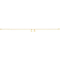 925 Sterling Silver Ladies' Plated Star Moon Bracelet — 1.5g
