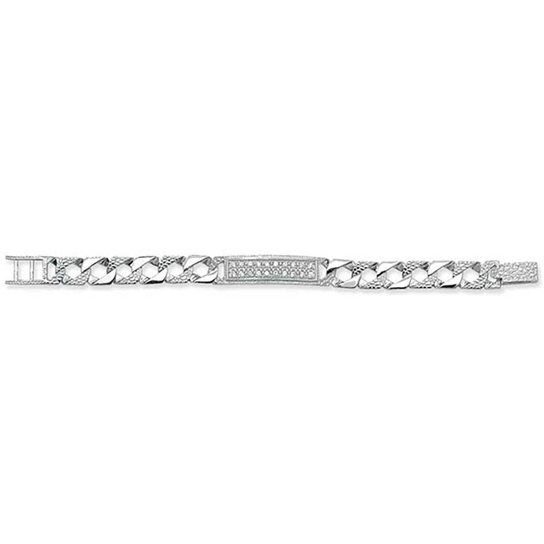 925 Sterling Silver Babies' Cast ID Bracelet — 12.0g