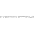 925 Sterling Silver Unisex Trombone Bracelet — 12.6g