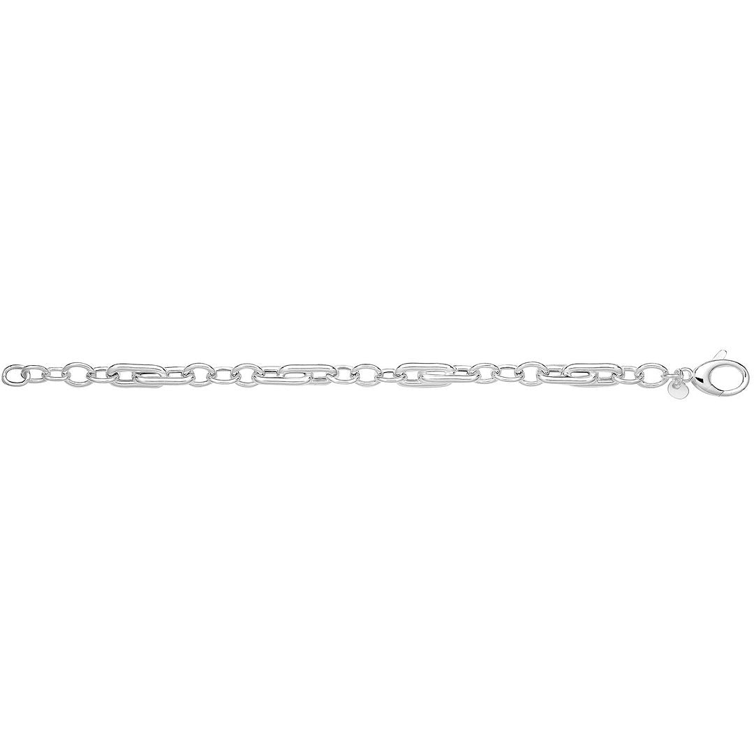 925 Sterling Silver Unisex Trombone Bracelet — 12.6g