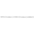925 Sterling Silver Ladies' Fancy Bracelet — 7.0g
