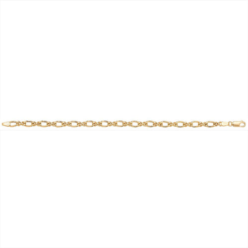 9 Carat (375) Yellow Gold Ladies' 7.5 Inches Fancy Bracelet — 3.7g