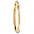 9 Carat (375) Yellow Gold Ladies' Hinged Bangle — 8.5g